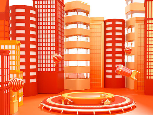 C4D练习（个人主页-ZNjQwNjEzNTY=） - 建筑/空间 - 站酷设计师小西呱zz原创素材 - 站酷ZCOOL