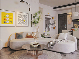 85㎡ 黑白灰暖调，简直是梦中情家呀！！！