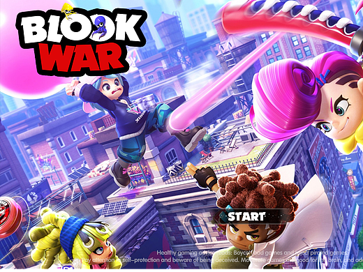欧美现代卡通游戏UI  BLOOKWAR