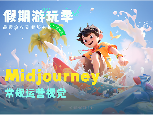 AIGC应用到实战!运用Midjourney完成运营设计H5!