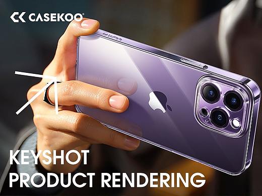 【产品渲染-CASEKOO手机壳】
