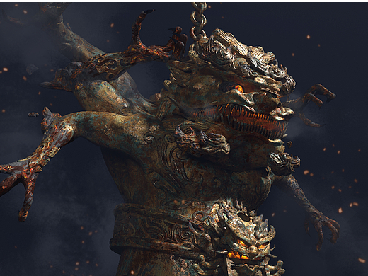 狻猊钟物件设计