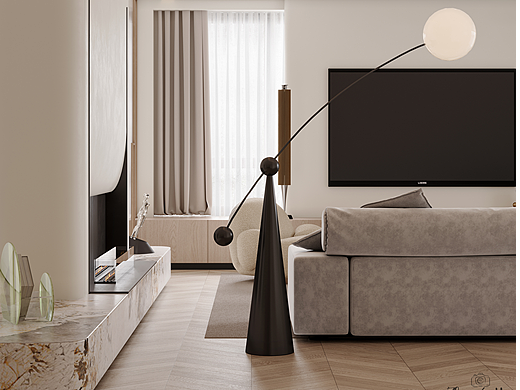 轻奢［实景临摹］（个人主页-ZNjIwNzI0NDg=） - 家装设计 - 站酷设计师是空空呀z原创素材 - 站酷ZCOOL