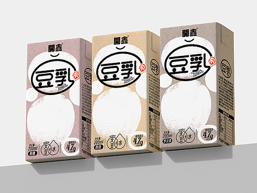 開鑫浓豆乳包装设计丨大道至简