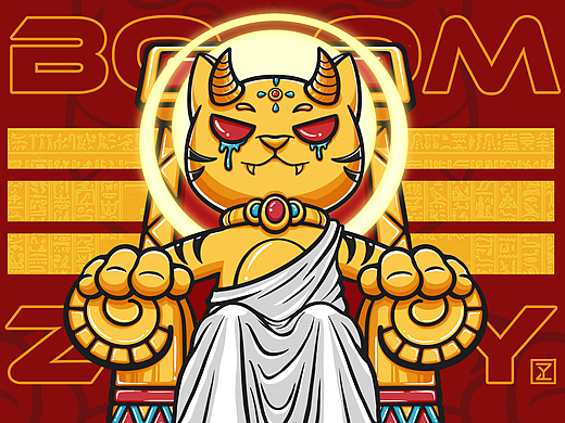 BOOM猫猫原创IP形象设计