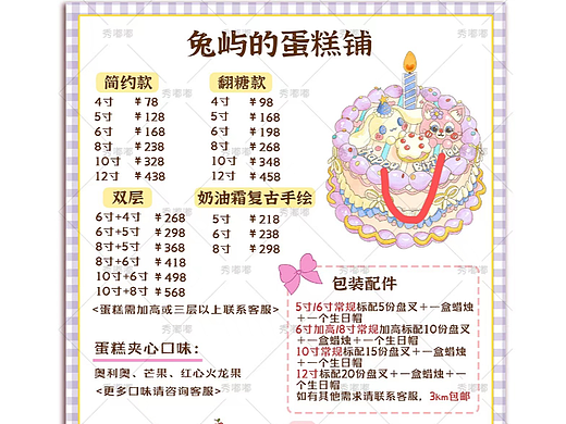 手绘复古蛋糕菜单~好好康！（个人主页-ZNjQwODMyMzI=） - 海报 - 站酷设计师我是秀嘟嘟呀原创素材 - 站酷ZCOOL