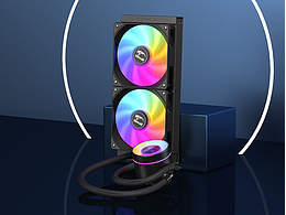 CPU水冷散热器渲染