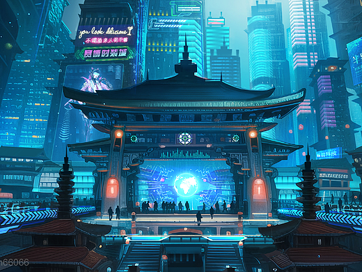 更新一些商业场景概念气氛图