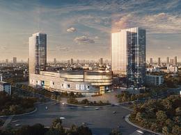 室外效果圖  購(gòu)物中心