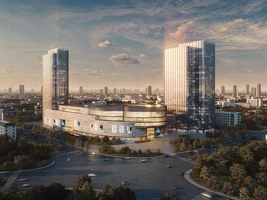 室外效果图  购物中心