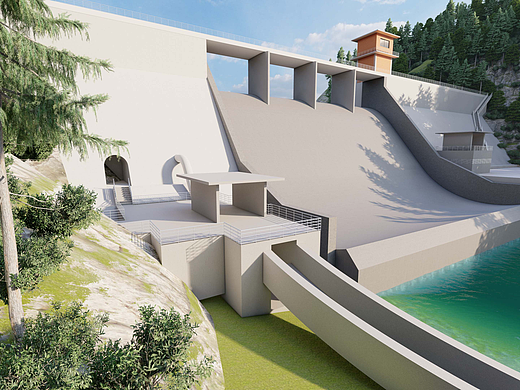 水利大坝bim建模