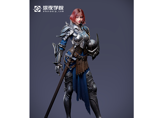 高精度3D角色实训职业向进阶班学员作品-肥牛