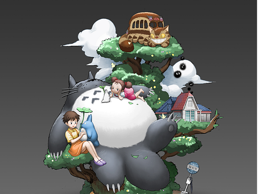 手办设计——宫崎骏系列  龙猫