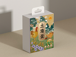 流心蛋黄包设计&皖南土鸡-土鸡蛋包装设计
