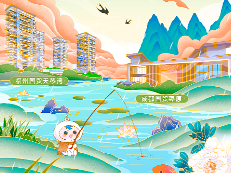 节气海报 丨 春分、清明、谷雨  国潮节气插画海报