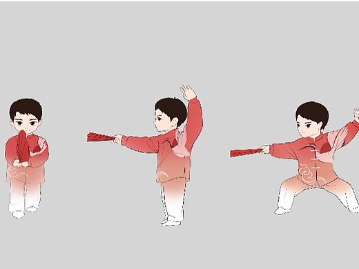 太极扇(分解动作)