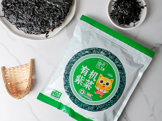 食光往事有机紫菜产品拍摄