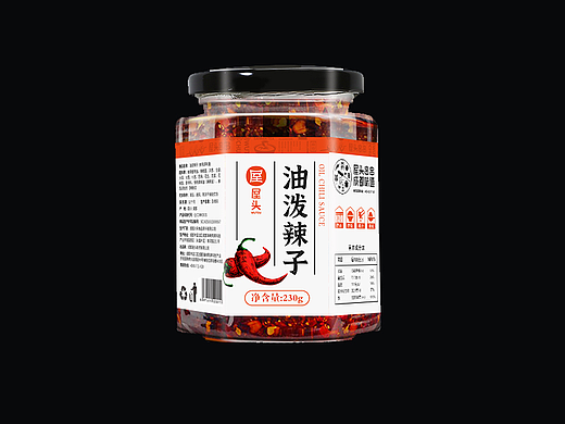 油辣子标签包装设计