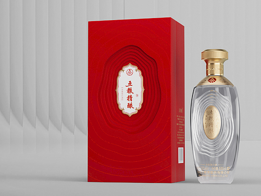 五粮液股份 × 森淼设计 | 五粮精酿（红色镂空版）