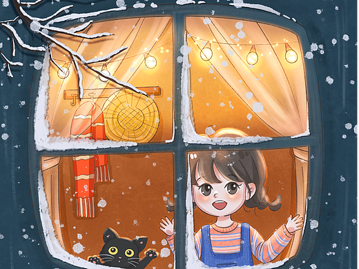 下雪啦
