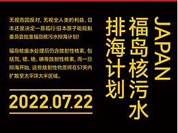 反对福岛核废水海报