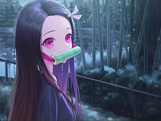 鬼灭之刃祢豆子高清动态壁纸2