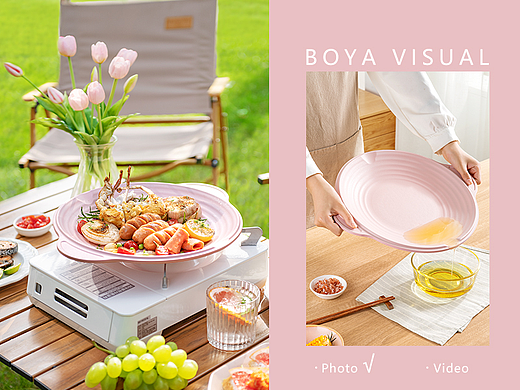 日用厨具摄影 ｜ 户外烤盘 X BOYA 视觉创作