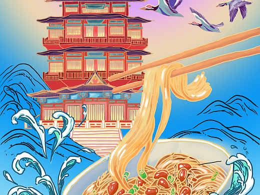 滕王阁和南昌拌粉