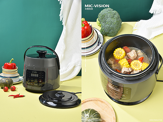 产品摄影｜电压锅 ✖ 米橙视觉