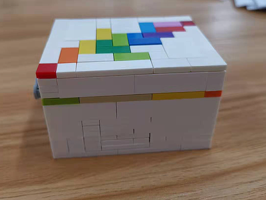 puzzle moc 兼容乐高的解密盒积木彩虹之路