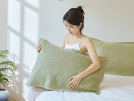 家纺摄影- 帛上江南毛巾被拍摄