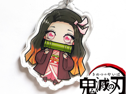 一些自己设计的Q版钥匙扣