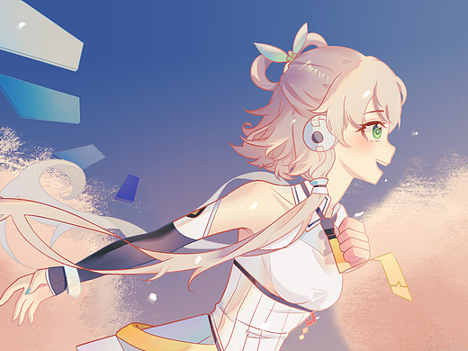 洛天依（個(gè)人主頁(yè)-ZNTkzNzgxNzI=） - 商業(yè)插畫(huà) - 站酷設(shè)計(jì)師歪歪六原創(chuàng)素材 - 站酷ZCOOL