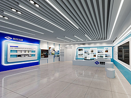 鄭州福耀集團文化墻小展示角設計