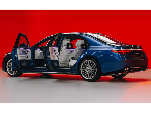 梅赛德斯-奔驰 S-class 三维渲染
