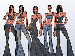 时尚插画|人物速写