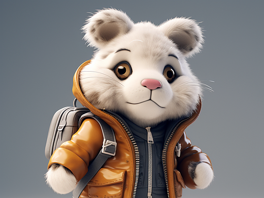 Midjourney 潮酷小动物