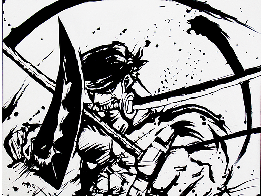 海賊王-索隆（個(gè)人主頁(yè)-ZNjE3MTYzOTI=） - 創(chuàng)作習(xí)作 - 站酷設(shè)計(jì)師angelmi37原創(chuàng)素材 - 站酷ZCOOL