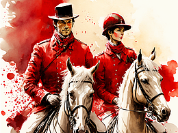 水彩插画-城市风景