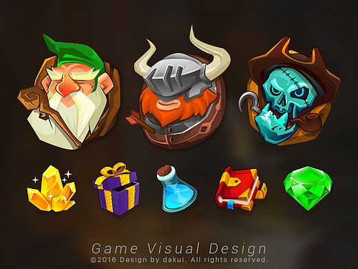 Mobile Game Visual Design 大盔作品