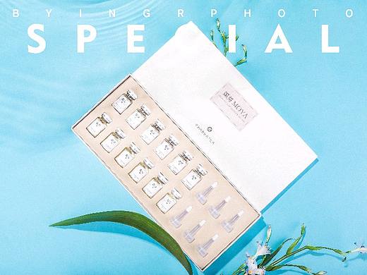 一抹夏日沁心蓝  护肤品“魔芽”定制拍摄