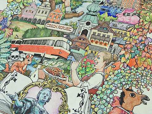 插画系列：Always on the road