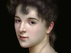 临摹外国油画大师布格罗的作品.....学到了很多