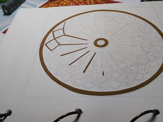 图形的连续变换（脱胶颜料）