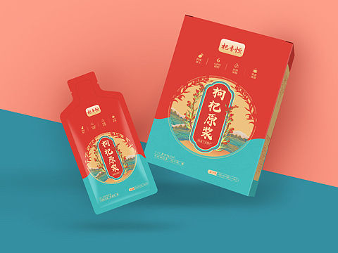 食品类枸杞原浆包装设计