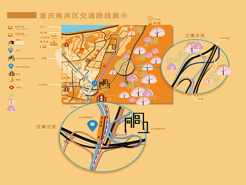 基于重庆四公里的交通可视化