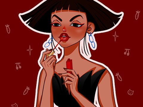 欧式美妆产品（个人主页-ZNTc1NDI4MDA=） - 商业插画 - 站酷设计师插画师年年原创素材 - 站酷ZCOOL