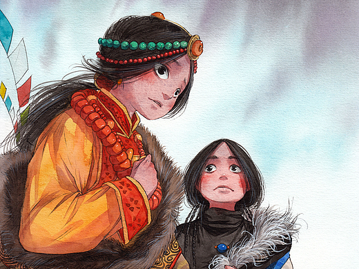 纯艺术-绘画6年前动漫-中/长篇漫画6年前漫画《仓央嘉措》进度动漫-中