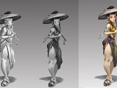小人儿仙（个人主页-ZNTc2MTQ4NzI=） - 游戏原画 - 站酷设计师九叔叔丫原创素材 - 站酷ZCOOL