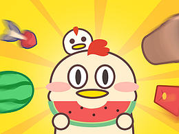 微信表情-呆萌有心雞